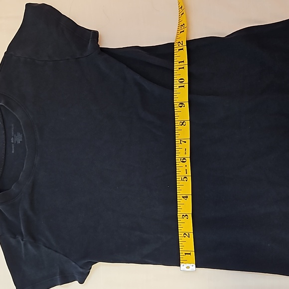 Brandy Melville Navy Blue T Shirt Top Tight One Size - Picture 5 of 9